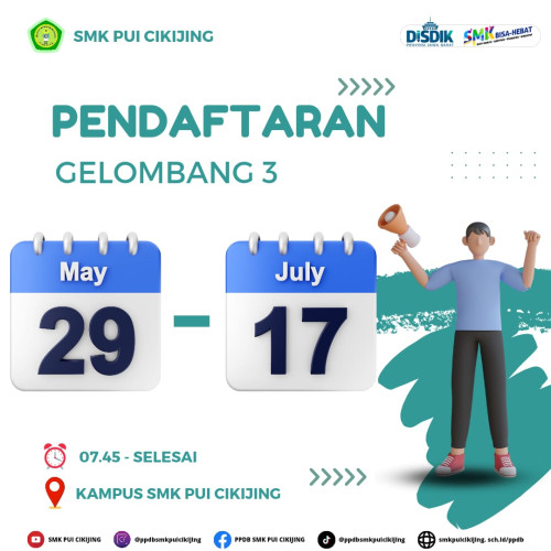 Informasi Pendaftaran PPDB Gelombang 3